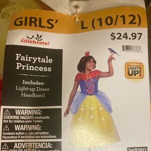 Fairytale Princess Light-Up Dress with Headband Snow White Halloween costume 10